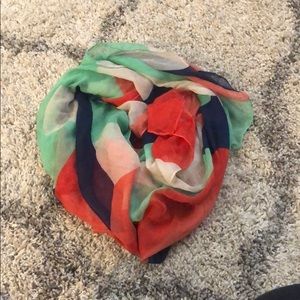Patterned infinity scarf